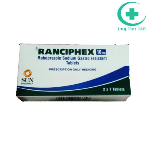 Ranciphex 10mg - Thuốc điều trị loét dạ dày, loét tá tràng