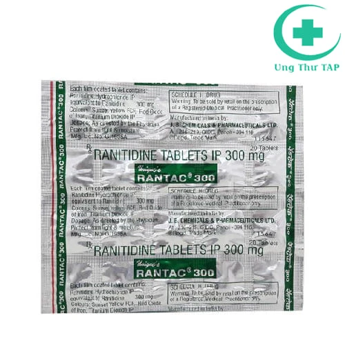 Rantac-300 Unique Pharma - Thuốc điều trị viêm loét dạ dày