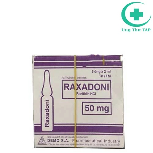 Raxadoni - Thuốc điều trị viêm loét dạ dày, tá tràng lành tính