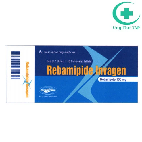 Rebamipide Invagen (Viên nén) - Thuốc điều trị viêm loét dạ dày