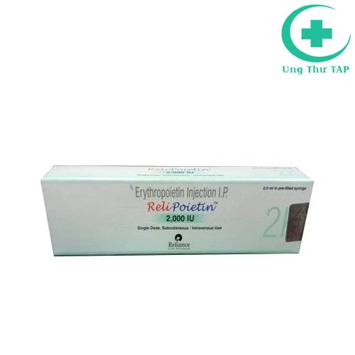 Relipoietin 2000 IU - Thuốc điều trị thiếu máu của Ấn Độ