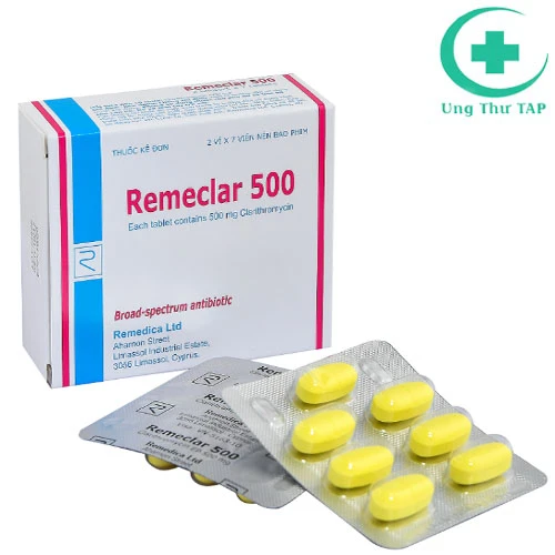 Remeclar 250 - Thuốc điều trị nhiễm khuẩn, viêm phổi, phế quản