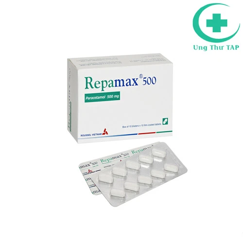 Repamax 500 - Thuốc điều trị các triệu chứng sốt, đau nhức.