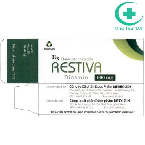Restiva - Thuốc điều trị suy tuần hoàn tĩnh mạch mạn tính