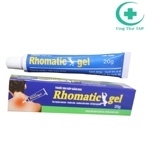 Rhomatic Gel 20G - Thuốc bôi giảm đau, kháng viêm hiệu quả