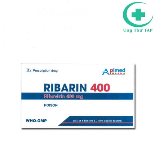 Ribarin 400 Apimed - Thuốc huốc điều trị viêm gan chất lượng