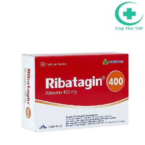 Ribatagin 400 Agimexpharm - Thuốc điều trị bệnh viêm gan C