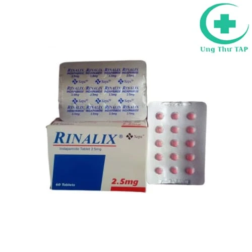 Rinalix-Xepa 2.5mg - Thuốc điều trị tăng huyết áp của Malaysia