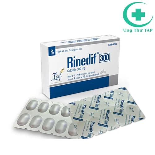 Rinedif 300 (viên nén) - Thuốc trị nhiễm khuẩn của Trust Farma
