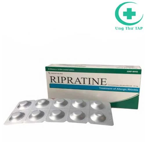 Ripratine 10mg - Thuốc u trị viêm mũi dị ứng hiệu quả