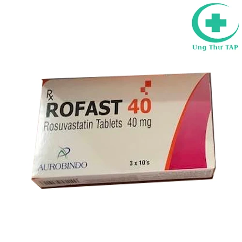 Rofast 40 - Thuốc điều trị tăng cholesterol, rối loạn lipid máu