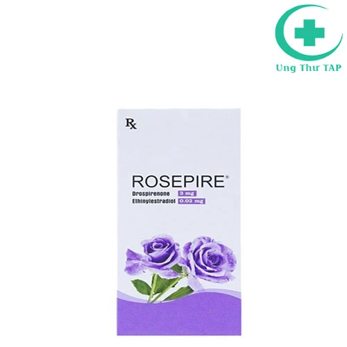 Rosepire 3mg/0,02mg - Thuốc điều trị tránh thai hiệu quả