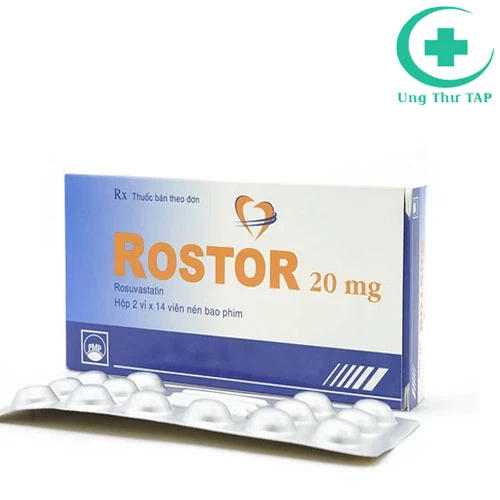 Rostor 20 - Thuốc điều trị tăng tăng cholesterol hiệu quả