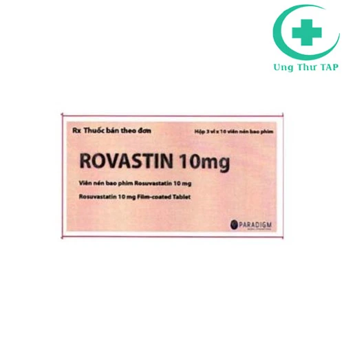 Rovastin 10mg - Điều trị tăng cholesterol, rối loạn lipid trong máu