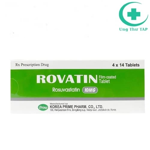 Rovatin 10mg - Thuốc điều trị tăng cholesterol máu hiệu quả