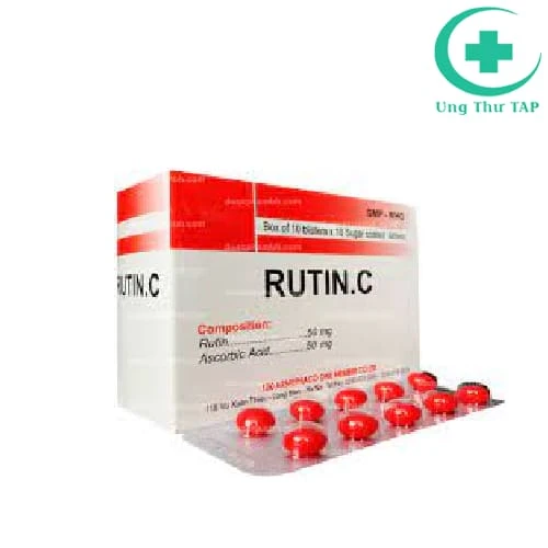 Rutin-C Armephaco - Thuốc điều trị bệnh thiếu acid ascorbic