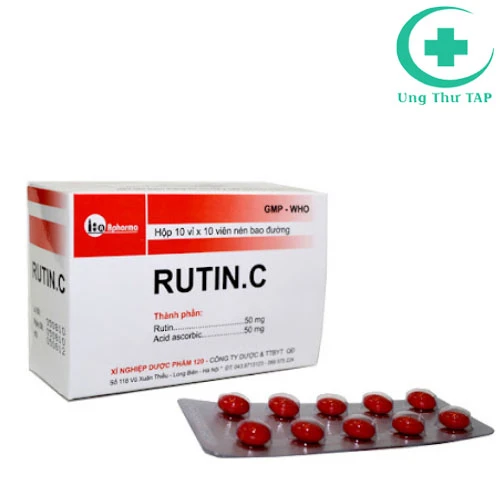 Rutin -Vitamin C - Điều trị ngăn ngừa xuất huyết, cầm máu