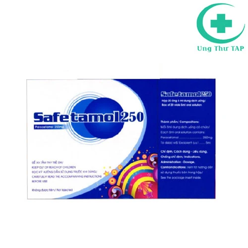 Safetamol 250 - Thuốc điều trị giảm đau hiệu quả