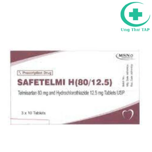 Safetelmi H 80/12.5 - Thuốc điều trị tăng huyết áp hiệu quả