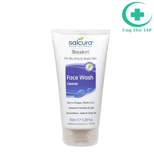 Salcura Bioskin Face Wash Cleanse 150ml - Làm sạch và giữ ẩm da