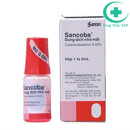 Sancoba - Thuốc điều trị viêm giác mạc, giúp liền sẹo