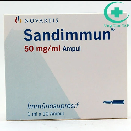 Sandimmun 50mg/1ml Novartis - Thuốc ức chế miễn dịch