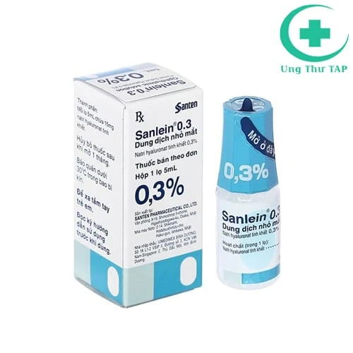 Sanlein 0.3 - Thuốc điều trị rối loạn biểu mô kết-giác mạc