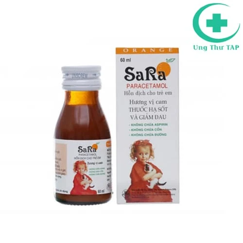 Sara for children 250mg/5ml - Thuốc giảm đau, hạ sốt