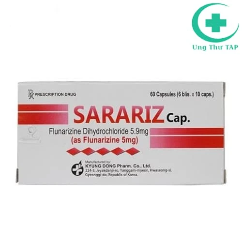 Sarariz Cap. - Thuốc điều trị chứng chóng mặt tiền đình