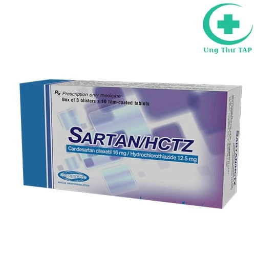 Sartan/HCTZ 16mg - Thuốc điều trị tăng huyết áp