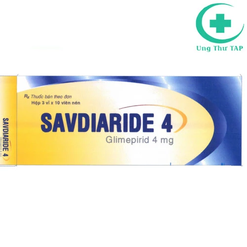 Savdiaride 4 - Kiểm soát đường huyết ở bệnh nhân đái tháo đường