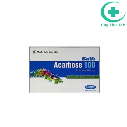 SaVi Acarbose 100 - Thuốc điều trị đái tháo đường hiệu quả