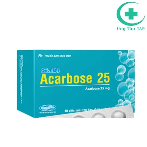 SaVi Acarbose 25 - Thuốc điều trị đái tháo đường tuýp II