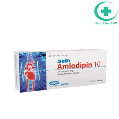 SaVi Amlodipin 10 - Thuốc điều trị tăng huyết áp hiệu quả