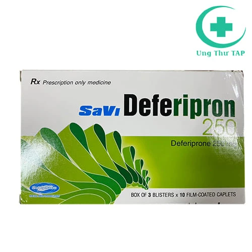 SaVi Deferipron 250 - Thuốc điều trị các tình trạng quá tải sắt