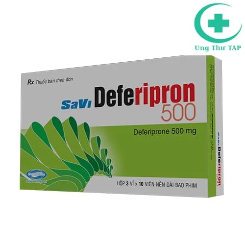 SaVi Deferipron 500 - Điều trị tình trạng quá tải sắt hiệu quả