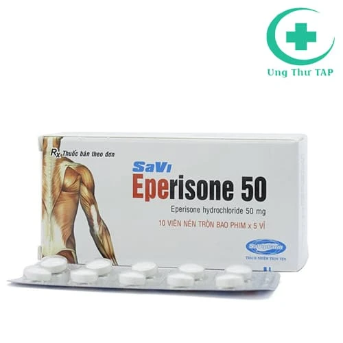 Savi Eperisone 50 - Thuốc điều trị co cứng cơ hiệu quả