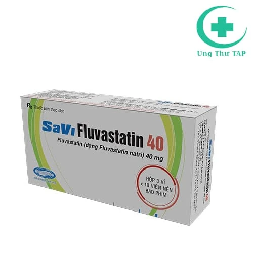 SaVi Fluvastatin 40 - Thuốc điều trị rối loạn lipid huyết