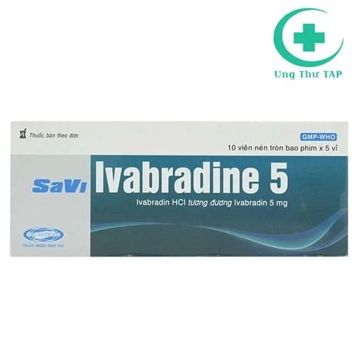 Savi Ivabradine 5 - Thuốc điều trị chứng đau thắt ngực hiệu quả