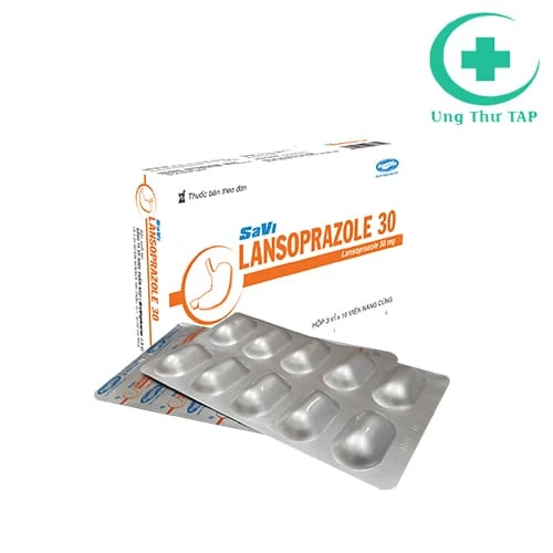 Savi Lansoprazole 30 - Thuốc điều trị viêm loét dạ dày tá tràng