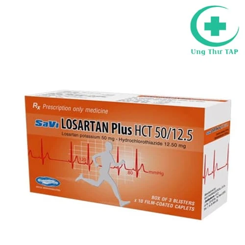 Savi Losartan plus HCT 50/12.5 - Thuốc điều trị tăng huyết áp
