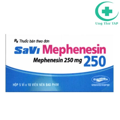 SaVi Mephenesin 250 - Điều trị hỗ trợ co thắt cơ gây đau