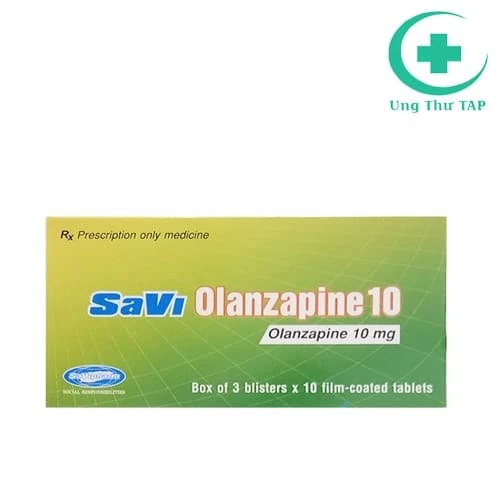 SaVi Olanzapine 10 - Thuốc điều trị bệnh tâm thần hiệu quả