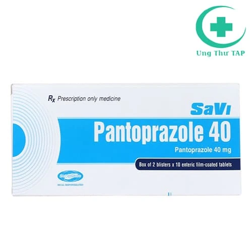 Savi Pantoprazol 40 - Thuốc điều trị viêm loét dạ dày tá tràng