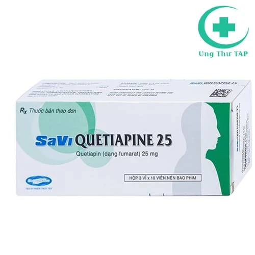 SaVi Quetiapine 25 - Thuốc chống loạn thần hiệu quả