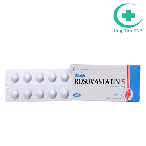 SaVi Rosuvastatin 5 - Thuốc điều trị tăng cholesterol máu hiệu quả