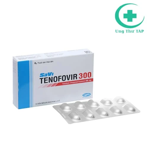 SaVi Tenofovir 300 - Thuốc điều trị HIV-1, Viêm gan siêu vi B