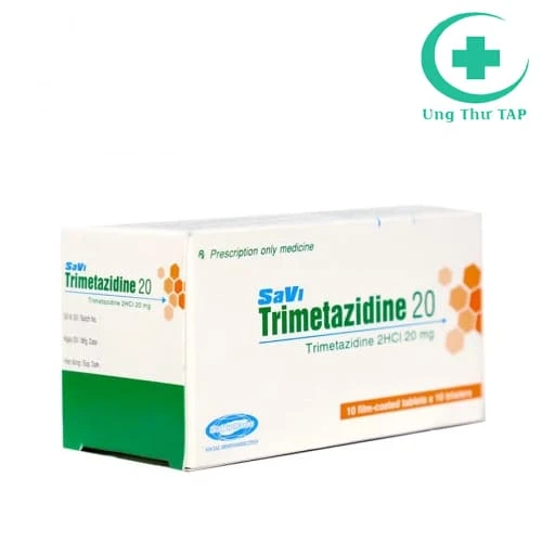SaVi Trimetazidine 20 - Thuốc điều trị tình trạng đau thắt ngực