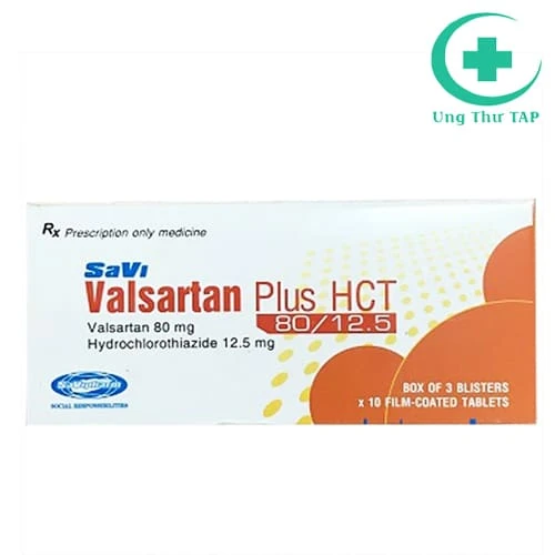 SaVi Valsartan PIus HCT 80/12.5 - Thuốc điều trị cao huyết áp