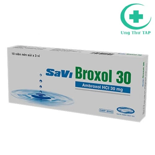 SaViBroxol 30 - Thuốc điều trị các bệnh đường hô hấp